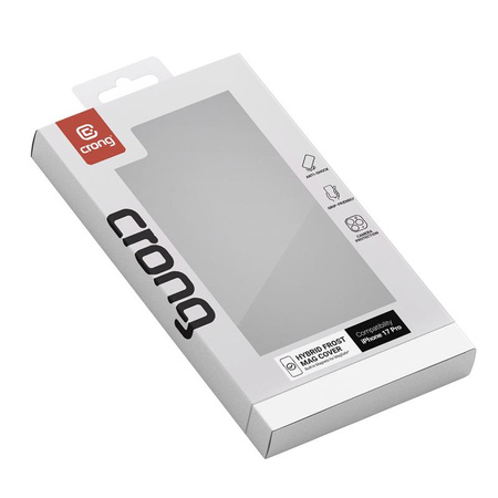 CZARNE ETUI MAGSAFE DO IPHONE 17 PRO Crong CASE MAGNETYCZNE ELEGANCKIE