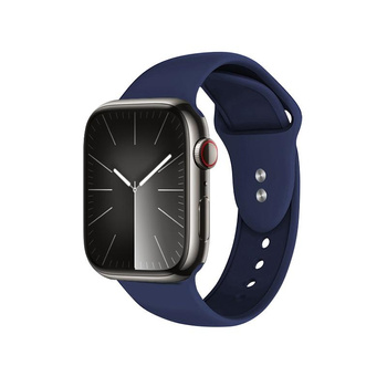 Crong Liquid – Strap for Apple Watch 44/45/46/49 mm (navy blue)