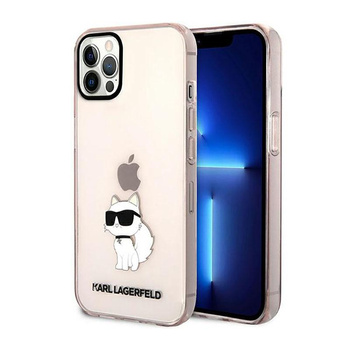 Karl Lagerfeld IML NFT Choupette - iPhone 12 / iPhone 12 Pro tok (rózsaszín)