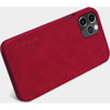 Kožené pouzdro Nillkin Qin - Pouzdro pro Apple iPhone 12 / 12 Pro (červené)