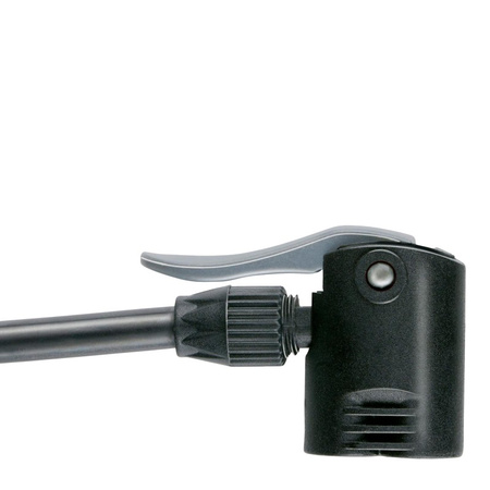 Dunlop - Floor pump for bikes, balls, mattresses with pressure gauge (Red)