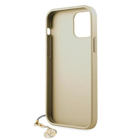 Guess 4G Charms Kollektion - iPhone 12 / iPhone 12 Pro Tasche (braun)
