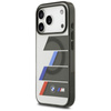 BMW M IML Metal Buttons Tricolor Lines MagSafe – Kryt iPhone 17 Pro (antracit)