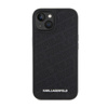 Karl Lagerfeld Gestepptes K-Muster - iPhone 15 Tasche (schwarz)