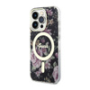 Guess Flower MagSafe - iPhone 14 Pro Case (Black)