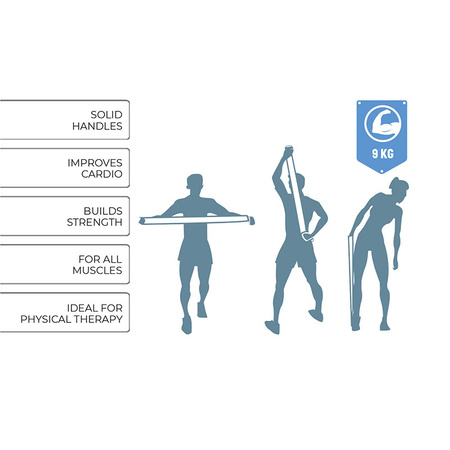 Umbro - Lehká cvičební guma (modrá)