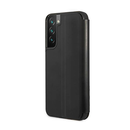 BMW Booktype M Kollektion Dreiecke - Samsung Galaxy S22+ Tasche (schwarz)