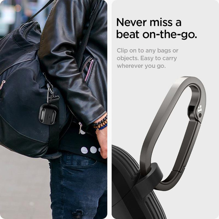 Spigen Rugged Armor - pouzdro pro Samsung Galaxy Buds 3 / 3 Pro (matně černé)