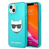 Karl Lagerfeld Choupette Head - iPhone 13 tok (kék)