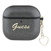 Guess Metallic Script Charm - AirPods 4 Case (black)