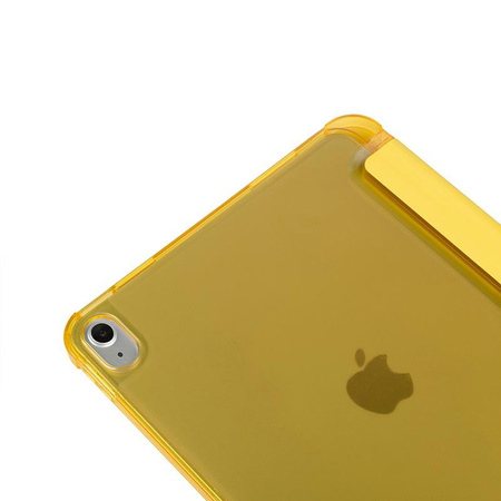 Tucano Satin Case - Etui pour iPad 10.9" (2022) avec aimant et support pour Apple Pencil (jaune)