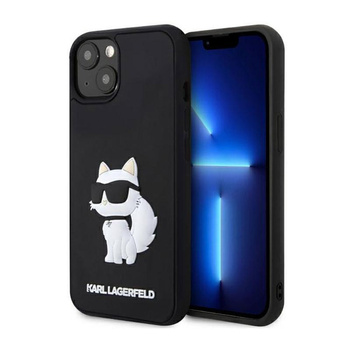 Karl Lagerfeld 3D Rubber NFT Choupette - Coque iPhone 14 (Noir)