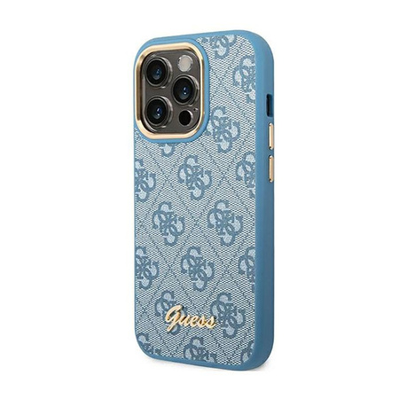 Guess 4G Metal Camera Outline Case - iPhone 14 Pro Max Case (blue)
