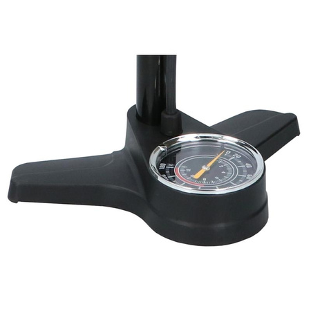 Dunlop - Bicycle floor pump with pressure gauge