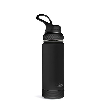 PURO Outdoor - Stainless Steel Thermal Bottle 500 ml (Black)