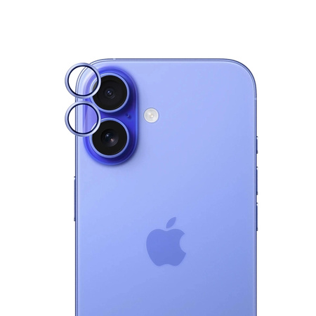3mk HARDY Lens Protection Pro - Camera Lens Glass for iPhone 17 (Light Blue)