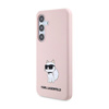 Karl Lagerfeld Silicone Choupette - Samsung Galaxy S24+ Case (Pink)