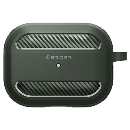 Spigen Rugged Armor - Pouzdro pro Apple Airpods Pro (Zelené)