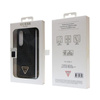 Guess Leather 4G Diamond Triangle - Étui Samsung Z Fold 5 (noir)