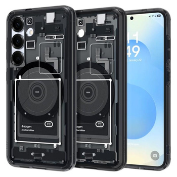 Spigen Ultra Hybrid MagSafe - pouzdro pro Samsung Galaxy S25 (Zero One Black)