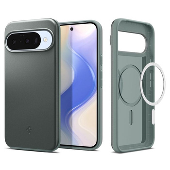 ETUI DO GOOGLE PIXEL 10 | 10 PRO do MAGSAFE SPIGEN THIN ORYGINALNE ZIELONE