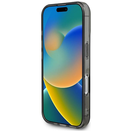 Karl Lagerfeld IML Rhinestones Karl Head - Case for iPhone 16 (black)