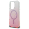 Guess IML Glitter Gradient MagSafe - Hülle iPhone 16 Pro (Rosa)