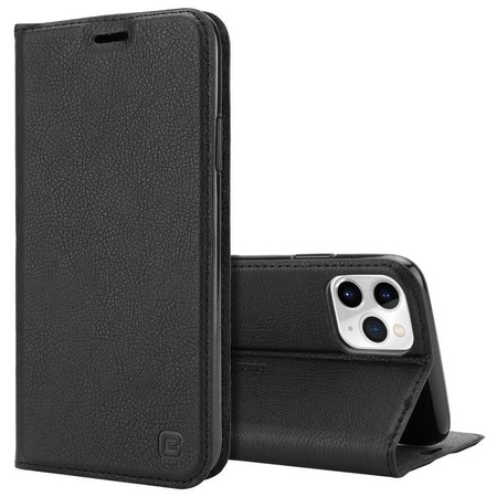 Crong Folio Case - Coque pour iPhone 11 Pro avec rabat magnétique (noir)