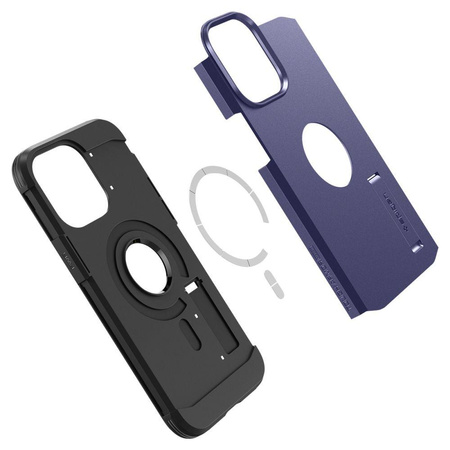 Spigen Tough Armor MagFit - Étui pour iPhone 14 Pro Max MagSafe (violet)
