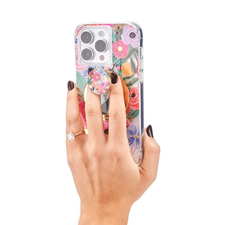 Case-Mate Magnetischer Mini-Griff - MagSafe Fingerhalter mit Standfunktion (Garden Party Blush)