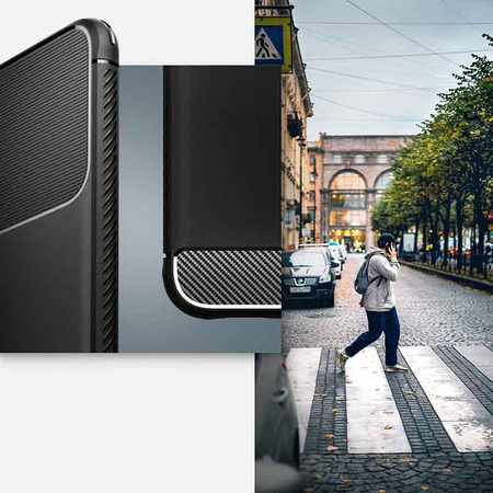 Spigen Rugged Armor - Schutzhülle für Samsung Galaxy S22 (Schwarz)