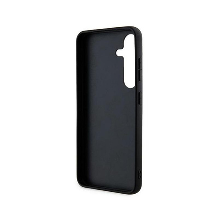 Guess 4G Metal Gold Logo - Étui Samsung Galaxy S24 (noir)