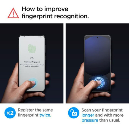 Spigen GLAS.TR EZ FIT 2-Pack - Panzerglas für Samsung Galaxy A56 5G / S24 FE (2 Stück)