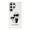 Karl Lagerfeld IML Glitter NFT Karl & Choupette - Case for Samsung Galaxy S23 Ultra (Clear)