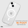 Case-Mate Ultra Tough Plus D3O MagSafe - Coque pour iPhone 15 Plus (transparente)