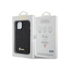 Guess Disco Metal Script - Coque iPhone 15 (noir)