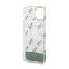 Guess 4G Stripe Script Logo Galvanizovaný vzor - pouzdro pro iPhone 14 Plus (khaki)