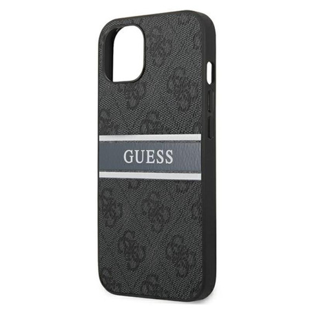 Guess 4G Printed Stripe - pouzdro pro iPhone 13 (šedé)