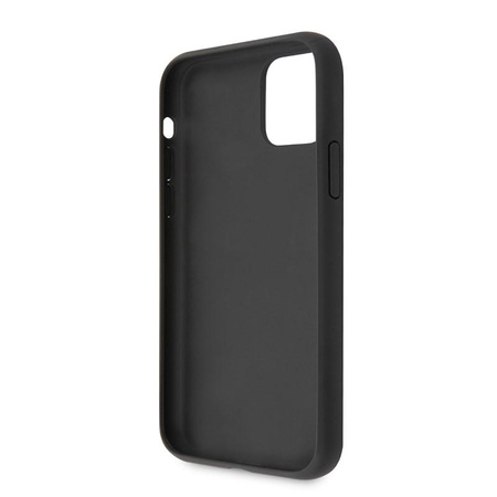 Guess Saffiano 4G Circle Logo - iPhone 11 Case (black)