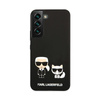 Karl Lagerfeld Slilicone Karl & Choupette - Etui Samsung Galaxy S22+ (czarny)