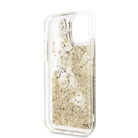 Karl Lagerfeld Glitter Liquid Floatting Charms - iPhone 11 Pro tok (arany Floatting Charms)