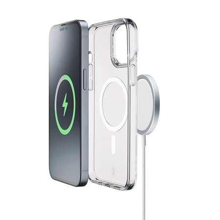 Cellularline Gloss Mag - pouzdro MagSafe pro iPhone 15 (průhledné)