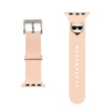 Karl Lagerfeld szilikon Choupette Head - szíj Apple Watch 42/44/45 mm-es órához (rózsaszín)