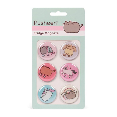 Pusheen - Fridge magnets (6 pieces)