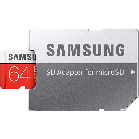 Samsung microSDXC Evo+ - paměťová karta 64 GB Class 10 UHS-I U1 100/20 MB/s s adaptérem