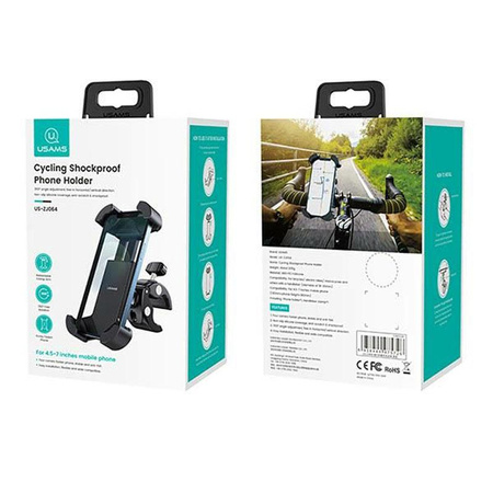 USAMS US-ZJ064 - Universelle Fahrradhalterung für Smartphones (schwarz)