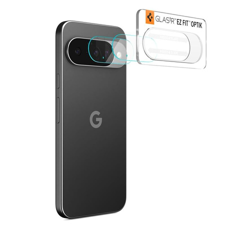 Spigen Optik GLAS.TR Camera Protector 2-Pack - Linsenschutz für Google Pixel 10 (Crystal Clear)