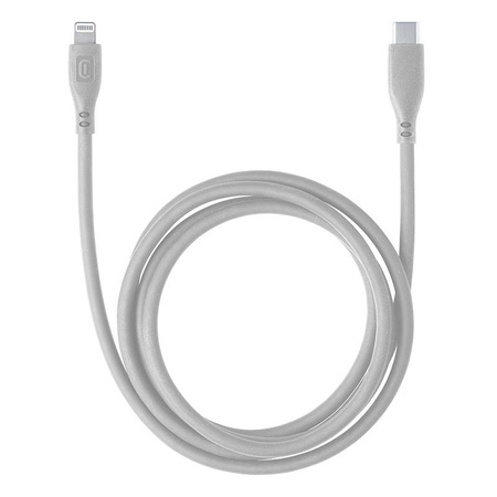 Cellularline Soft Cable - USB-C to Lightning cable MFi certified 1.2 m (grey)