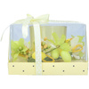 Articasa - Warmer / tealight in glass, 7.5 cm, gift pack