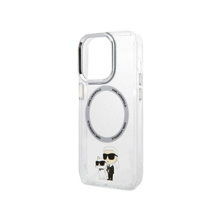 Karl Lagerfeld IML NFT Karl & Choupette MagSafe - Hülle für iPhone 13 Pro (Transparent)